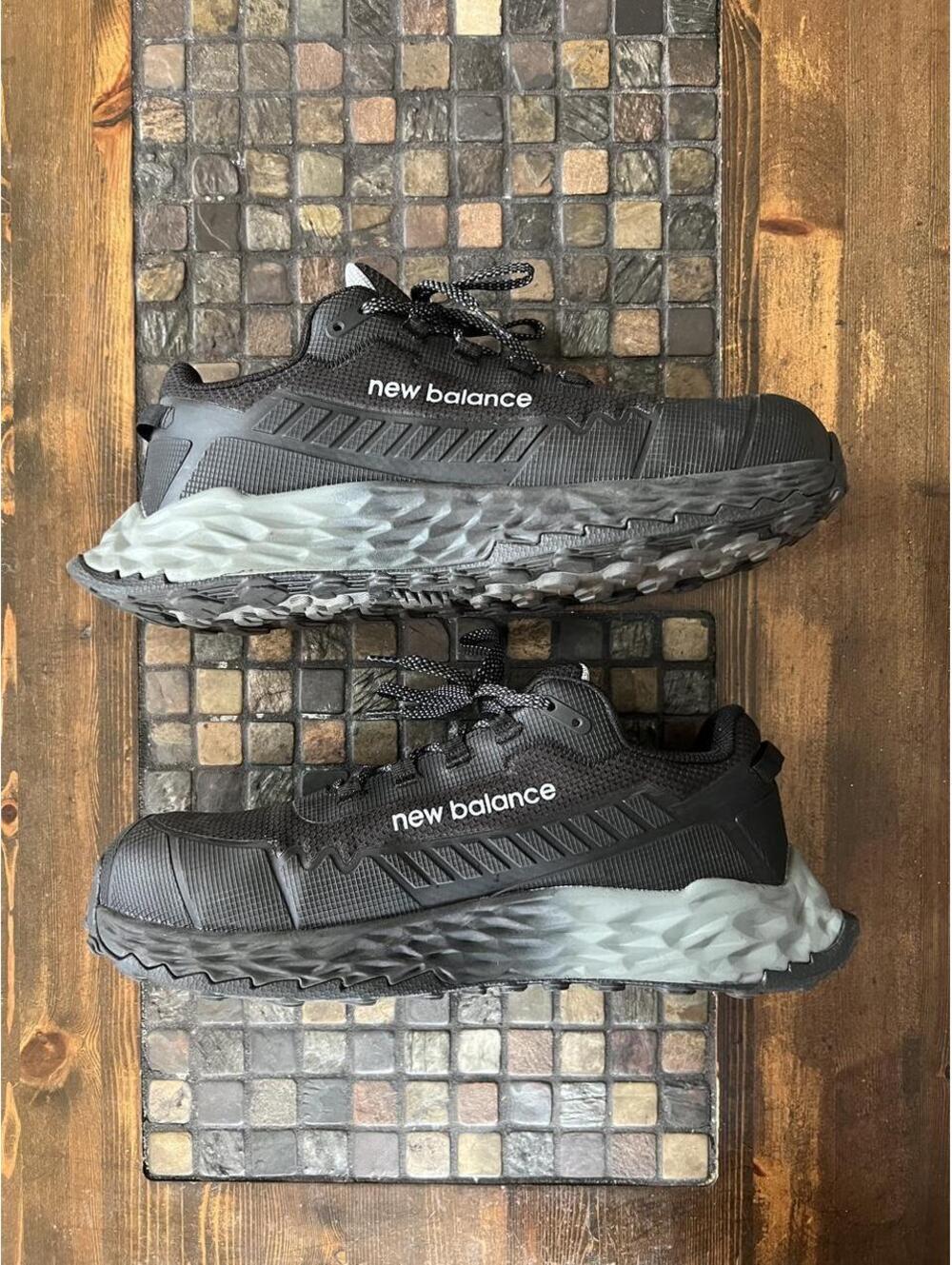 New Balance Cremorne EH Composite Toe Work Sneakers Black Gray Men’s size 11.5